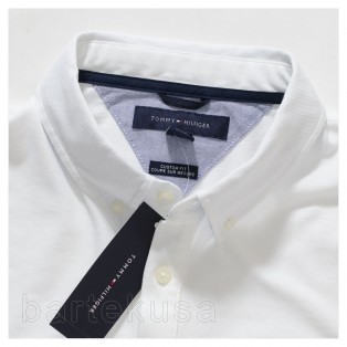 TOMMY HILFIGER BIALA MESKA KOSZULKA POLO SLIM